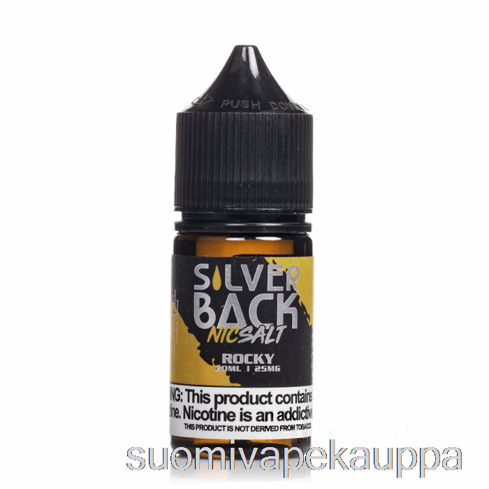 Vape Suomi Rocky - Silverback Juice Co. Suolat - 30 Ml 25 Mg